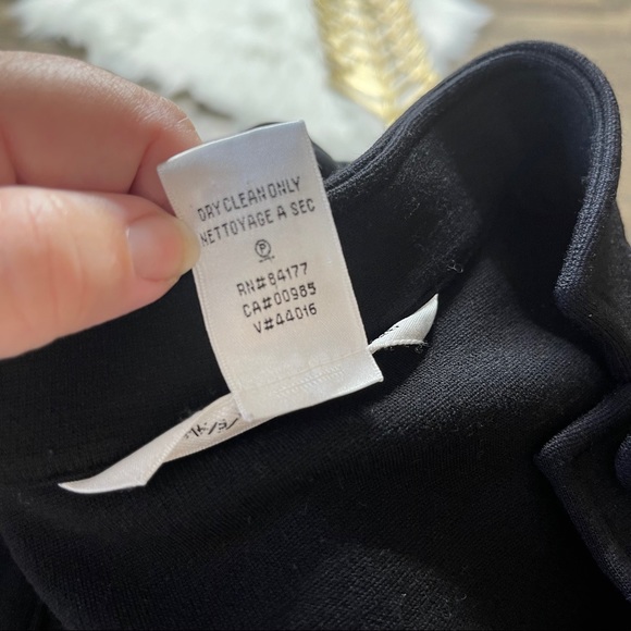 Diane Von Furstenberg Half Button Down Black Dress - Picture 12 of 12